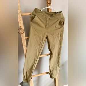 Women’s Large Olive Green Track Joggers/Dress Pants